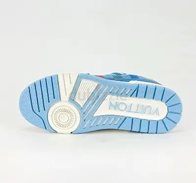 Blue louis vuitton sneakers