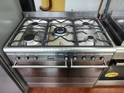 SMEG latest model 5 burner top gass oven electric dual oven made in italy stove 90x60 cooking range