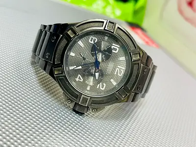 StylishGuess Mens Sport Watch with Chronograph Features
