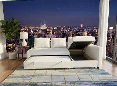 Modern L-Shaped Comfort Sofa Bed