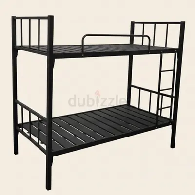 Sturdy Black Metal heavy duty Bunk Bed
