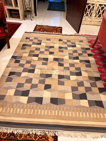 Stylish Geometric Area hand made  klim for Sale 250 x170 cm