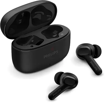 Philips TAT1109BK True Wireless Earbuds – Bluetooth 5.4 | 10 mm Dynamic Drivers | 24 hr Battery (6 +
