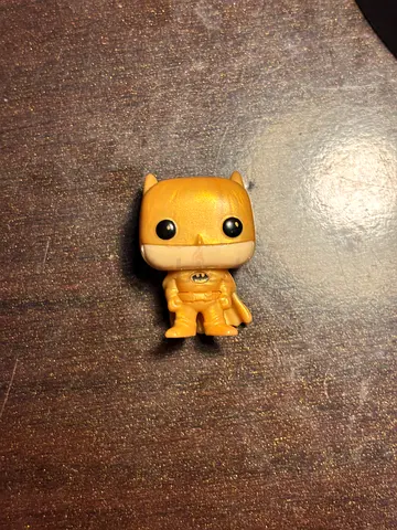 Rare Golden Batman Kinder Joy Funko Pop Limited Edition