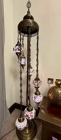 Beautiful 7 globe Turkish/ Moroccan lamp
