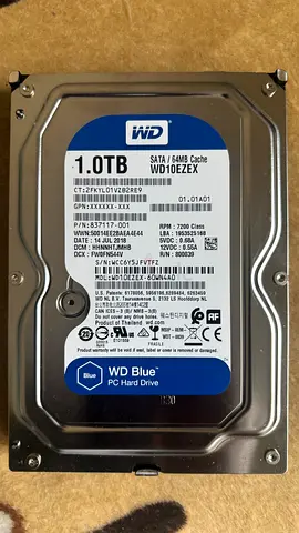 1TB WD Blue Hard Drive