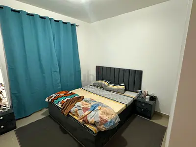Bed with new mattress