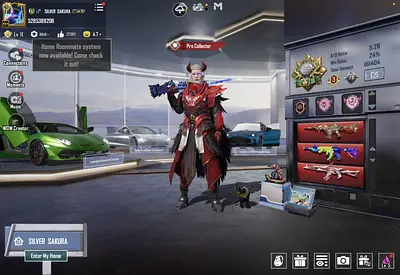 PUBG ACCOUNT + RAVEN MAX + 76 COLLECTOR LEVEL + 64 GUN LAB