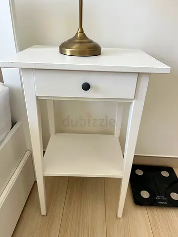 Ikea bedside table white