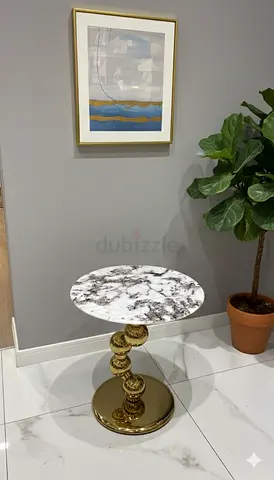 Elegant Marble Top Side Table