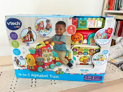VTech 4-in-1 Alphabet Train - Interactive Learning Toy