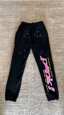 Sp5der Black Sweatpants