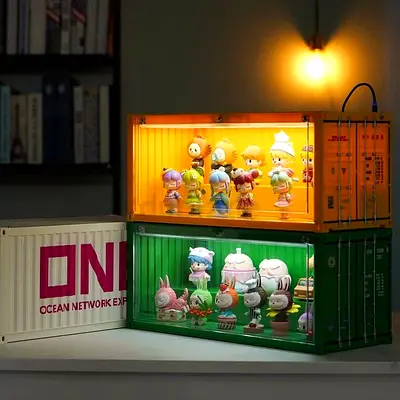Shipping Container Model Lighting Display Box
