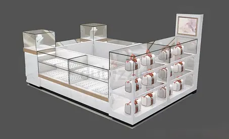 Modern Minimalist Jewelry  Luxury Accessories Kiosk