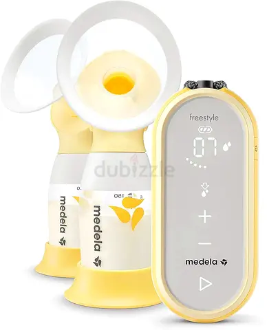 Medela Freestyle Flex Breast Pump, Closed System Quiet Handheld Portable Double Electric Breastpump,