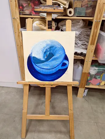 Wave in a Cup - Unique Artwork