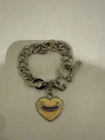 Juicy coture  Charm Bracelet with Heart Pendant
