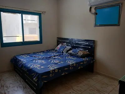 Family Room for Keralites with large balcony near Al Jubail Bus station