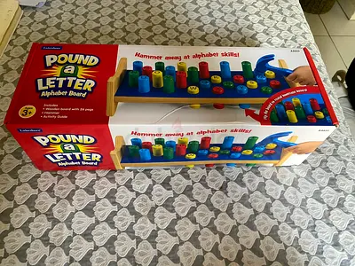 Lakeshore - Pound-A-Letter Alphabet Board