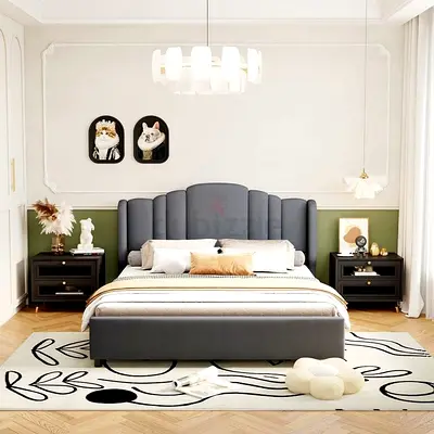 Stylish Bed Set with Modern Design