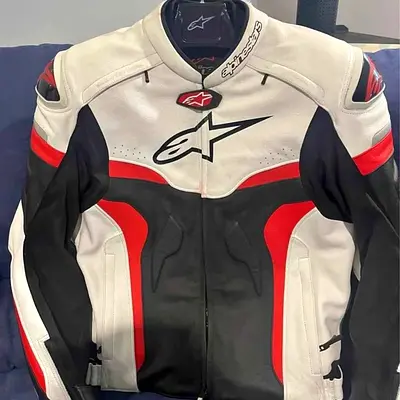 Alpinestars Motorbike Racing Leather Track Jacket.