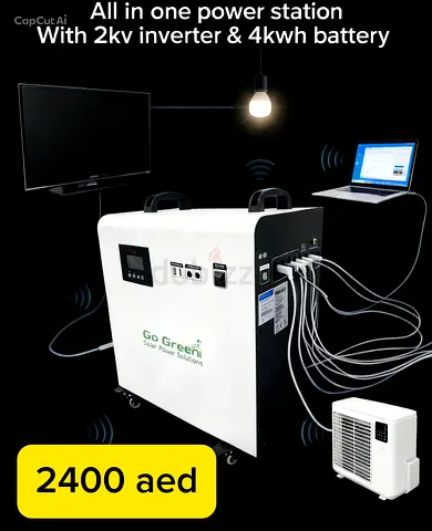 Go Green 4K Watt Power Station