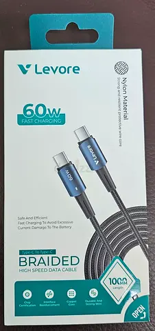 Levore Braided USB-C Fast Charging Cable