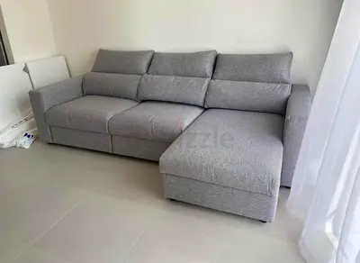 Excellent condition IKEA Esklstuna L shape Sofa bed Gray