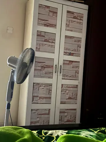 Stylish White Wardrobe with Unique Design