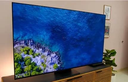 SAMSUNG S95C OLED TV 77 INCH with wall mount