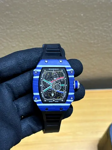 Stylish RM Blue Strap Watch