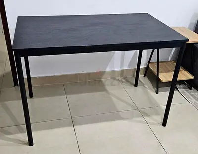 Minimalist Black Dining Table