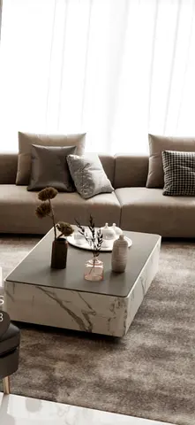Luxury Marble Design Coffee Table – Egger Wood – New