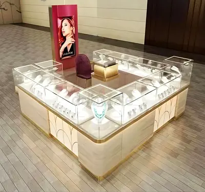 Elegant Art Deco Jewelry Kiosk