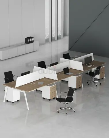 Custom 6 Seater Workstation Desk | Office Workstation Desk Dubai