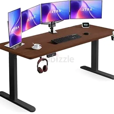 Brand New Modern Study Table with Dual Monitor Setup 160*60cm