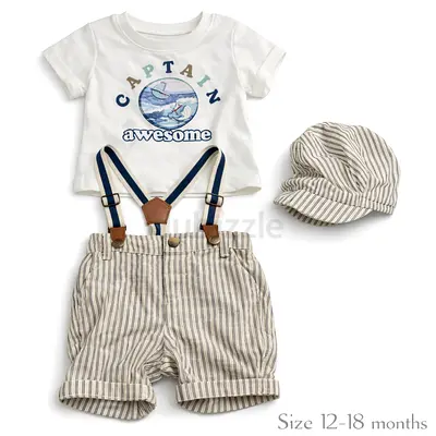 Cute Baby Outfit Set - T-Shirt and Shorts