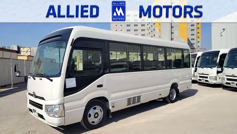 2025 TOYOTA COASTER HIROOF 4.0L DIESEL MT 23 SEATER 2PELR NO LUGGAGE  COOL BOX  CURTAIN 0K