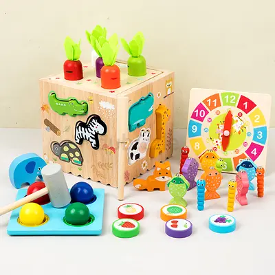 New Wooden Educational Toy Set for Toddlers