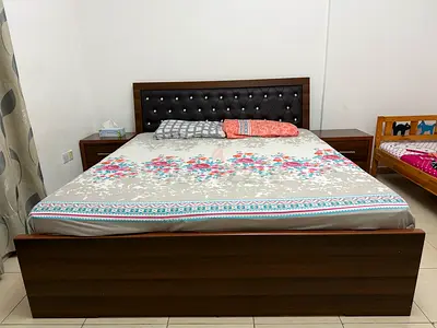 Complete Bed Set with Wardrobe  Dresser