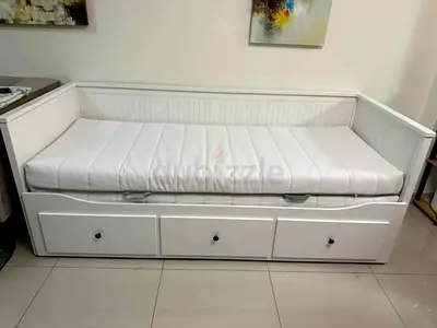 ikea  hamness daybed with ikea mattress