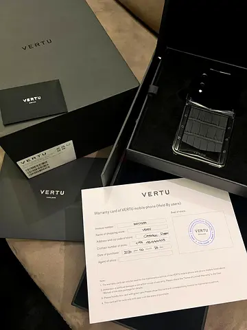 VERTU Quantum Mobile Phone with Warranty and Accessories