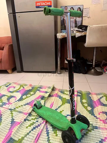 Green Scooter for Kids