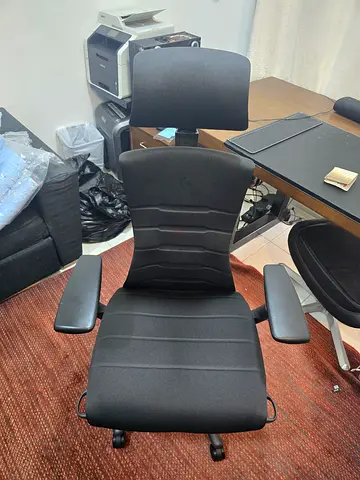 Herman Miller Embody Chair | Logitech Blue | Atlas Headrest