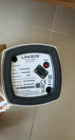 Linksys Wi-Fi Setup Device