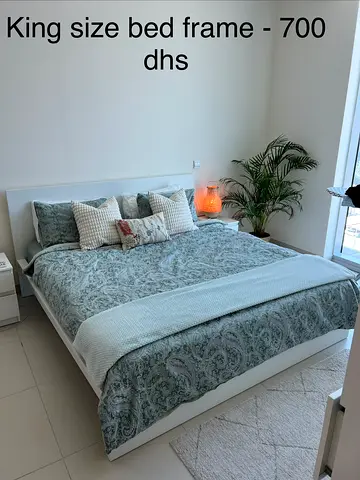 King size bed frame for sale