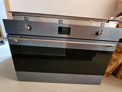 Smeg 90cm Built-in Gas Hob 5 Burners / Smeg Built In Gas Oven, 90 cm, SF9300GGVX1