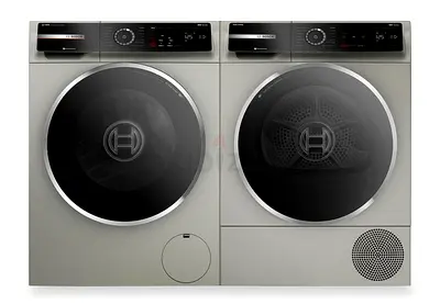 Brand New BOSCH Series 8 Separate Washer Dryer 9 + 9 kg with 4D Wash WiFi Smart Connect