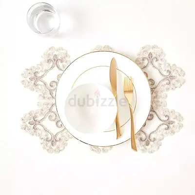 Elegant Lace Placemats Set