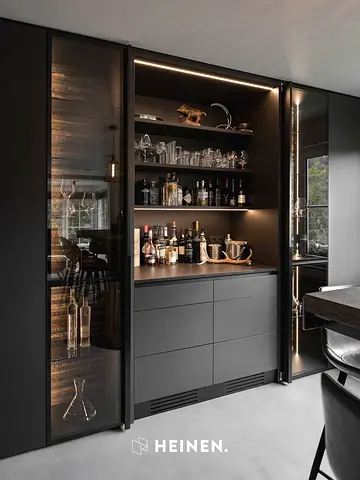 modern bar cabinet